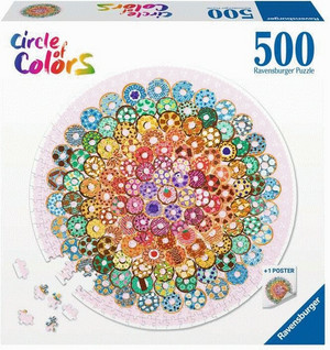 Ravensburger Liv Wan, Circle of Colors, Donuts palapeli 500 palaa