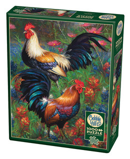 Cobble Hill Roosters palapeli 1000 palaa