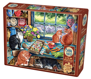 Cobble Hill Cats Retreat palapeli 275 XL palaa
