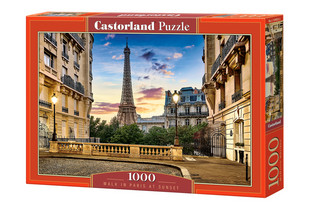 Castorland Walk in Paris at Sunset palapeli 1000 palaa