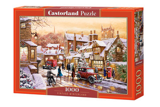Castorland Vintage Winterland palapeli 1000 palaa