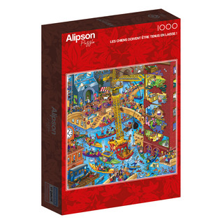 Alipson Steve Skelton - All Dogs Must Be on a Leash palapeli 1000 p