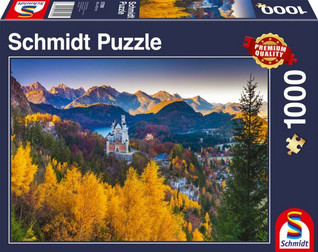 Schmidt Autumnal Neuschwanstein castle palapeli 1000 palaa