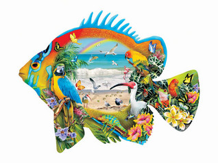 SunsOut Lori Schory - Beachfront palapeli 1000 palaa