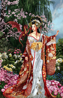 SunsOut Nene Thomas - Queen of Silk palapeli 1000 palaa