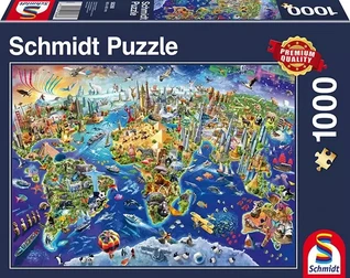 Schmidt Discover the World palapeli 1000 palaa
