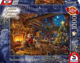 Schmidt Thomas Kinkade: Santa Claus and His Elves Limited Edition 1000