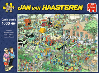 Jan van Haasteren Farm Visit palapeli 1000 palaa