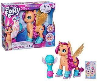 My Little Pony laulava Sunny rullaluistimilla radio-ohjattava