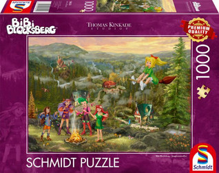 Schmidt Thomas Kinkade, Bibi Blocksberg palapeli 1000 palaa