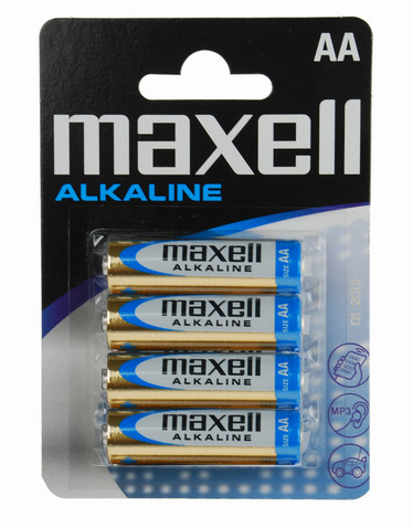 Maxell AA alkaline paristo 4kpl
