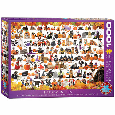 Eurographics Halloween Pets-palapeli 1000 palaa