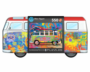 Eurographics VW Bus Wave Hopper Tin Box-palapeli