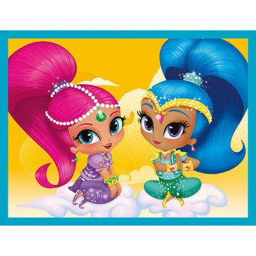 Clementoni Shimmer&Shine kuutiopalapeli 12 osaa