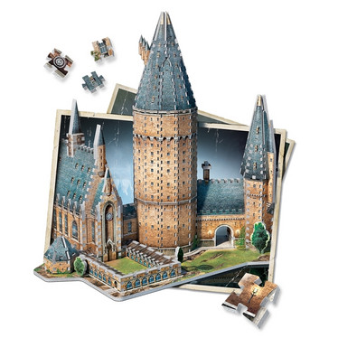 Wrebbit Harry Potter Hogwarts Great Hall -palapeli 3D