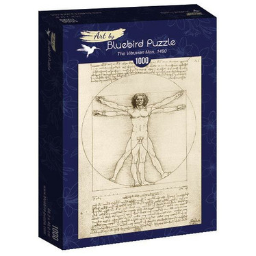 Bluebird Leonardo Da Vinci The Vitruvian Man 1490 palapeli