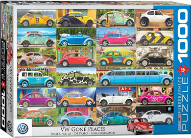 Eurographics VW Beetle-Gone Places palapeli 1000 palaa