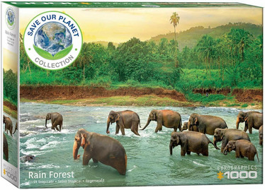 Eurographics Save our Planet Collection Rain Forest palapeli 1000 palaa