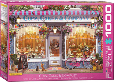 Eurographics Cups, Cakes&Company palapeli 1000 palaa