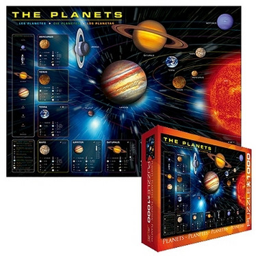 Eurographics The Planets palapeli 1000 palaa