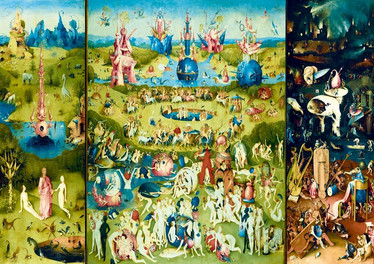 Bluebird Jerome Bosch-The Garden of Earthly Delights palapeli