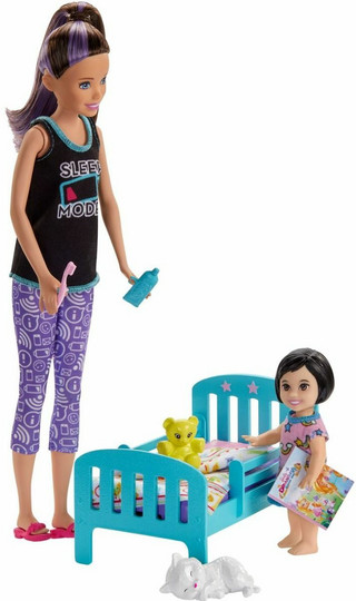 Barbie Skipper Babysitter Bedtime leikkisetti