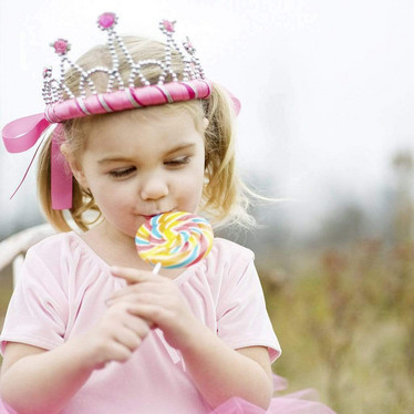 Tiara nauhalla, rosa