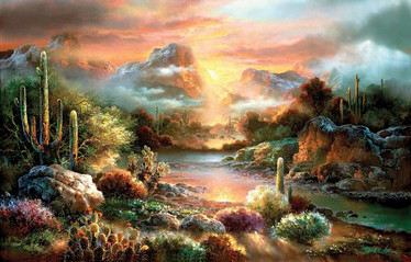 SunsOut James Lee Sunset Splendor palapeli 1000 palaa