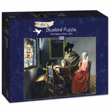 Bluebird Johannes Vermeer-The Glass of Wine palapeli 1000 palaa