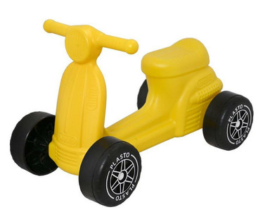 Plasto skootteri keltainen