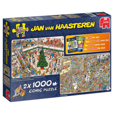 Jan Van Haasteren Christmas Mall & Black Friday palapeli 2x1000 palaa
