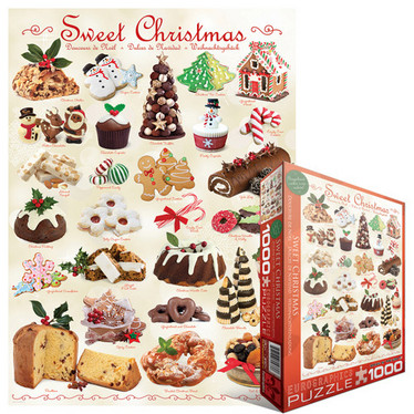 Eurographics Sweet Christmas palapeli 1000 palaa