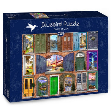 Bluebirds Dominic Davison Doors of USA -palapeli 2000 palaa