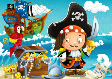 Bluebird The Treasure of the Pirate palapeli 48 palaa