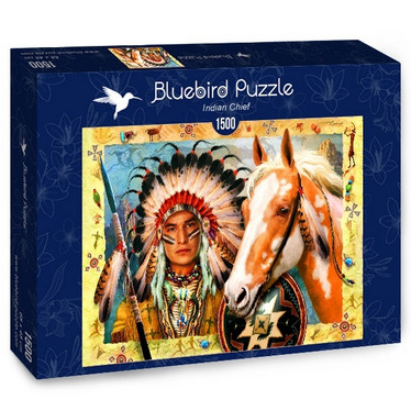 Bluebird Indian Chief -palapeli 1500 palaa