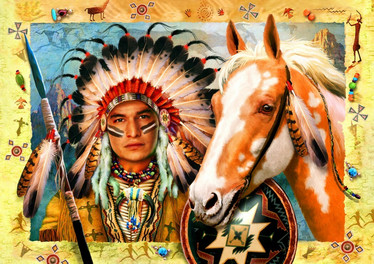 Bluebird Indian Chief -palapeli 1500 palaa