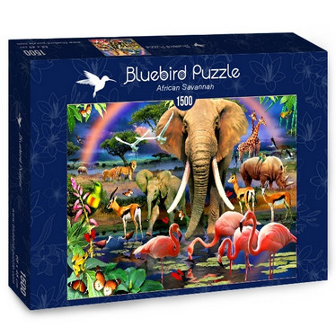 Bluebird Howard Robinson, African Savannah - palapeli 1500 palaa