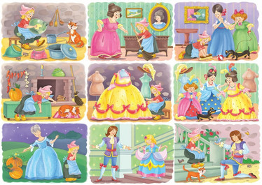 Bluebird Cinderella -palapeli 100 palaa