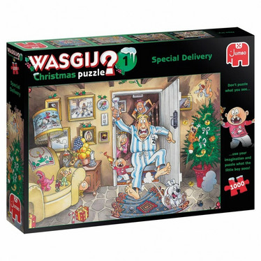 Wasgij Christmas 1 Special Delivery palapeli 1000 palaa