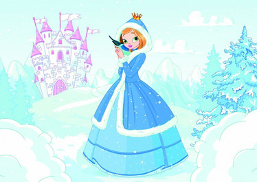 Bluebird Princess in the Snow palapeli 48 palaa