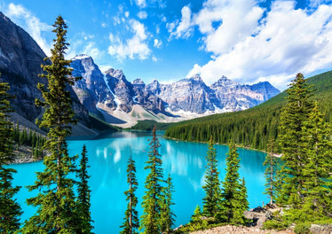 Bluebird Moraine Lake in Banff National Park - palapeli 1500 palaa