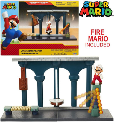 Super Mario leikkisetti Laava linna