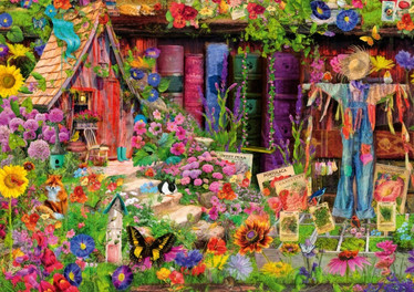 Bluebird The Scarecrow's Garden palapeli 1000 palaa