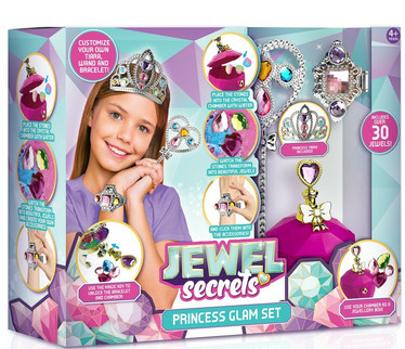Gemex Jewel Secrets Deluxe Princess Glam Set koruaskartelu