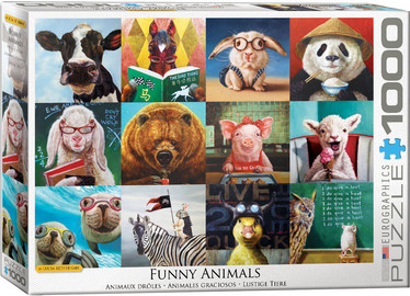Eurographics Funny Animals palapeli 1000 palaa