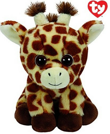 TY Beanie Boos Giraf with Glitter Eyes Peaches 24CM