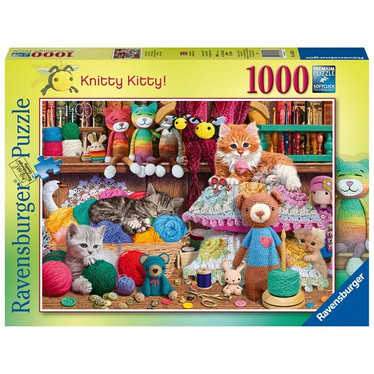 Ravensburger Knitty Kitty palapeli 1000 palaa