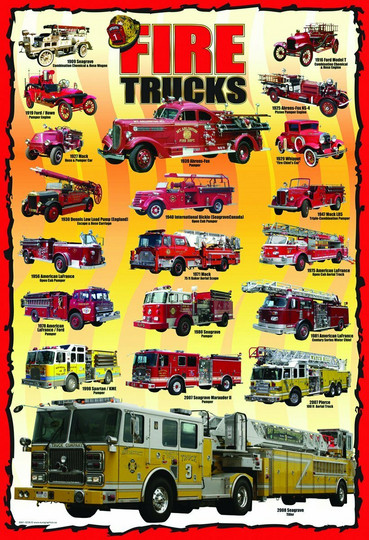 Eurographics American Firefighter Trucks 100 palaa