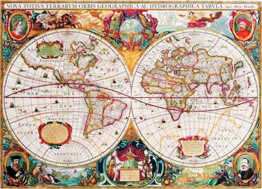 Gold Puzzle Old World Map palapeli 1000 palaa