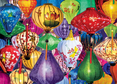Eurographics Asian Lanterns palapeli 1000 palaa